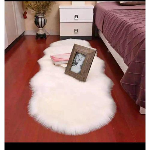 Soft Irregular Rugs For Bedroom Plush Floor Foot Mats Faux Fur Wool Carpets Living Room Lounge Fluffy Bedside Rug Sofa Cushion