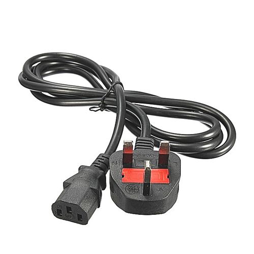 Computer Power Cable, Black Replacement AC Power Cord, Kettle Lead , Power Supply Cable, TV/Monitor Power Cable