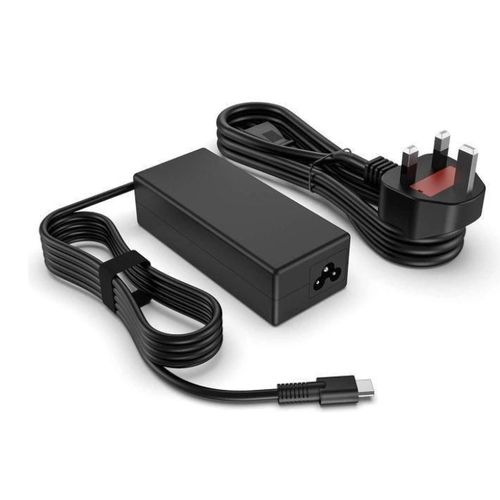 ORIGINAL COMPLETE HP 65W Type C adapter charger  plus power cable(complete)-Genuine HP 65W USB-C charger designed for fast, efficient charging of compatible HP laptops and devices.