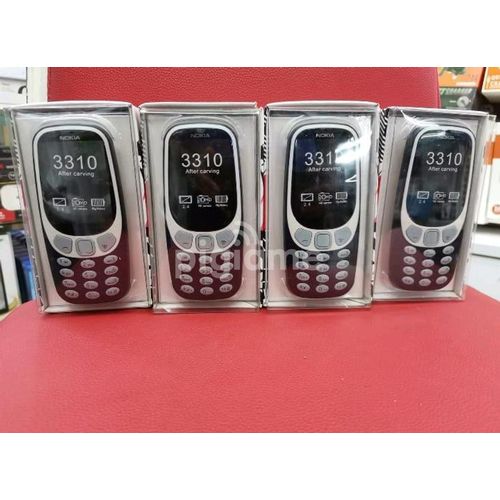 Nokia 3310 ,16MB ROM + 16MB RAM ,2.4" 1200mAH ,2Mp Camera, Dual Sim - Black