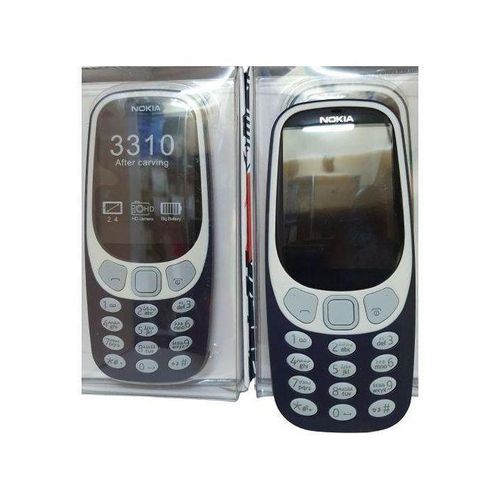 Nokia 3310 ,16MB ROM + 16MB RAM ,2.4" 1200mAH ,2Mp Camera, Dual Sim - Black