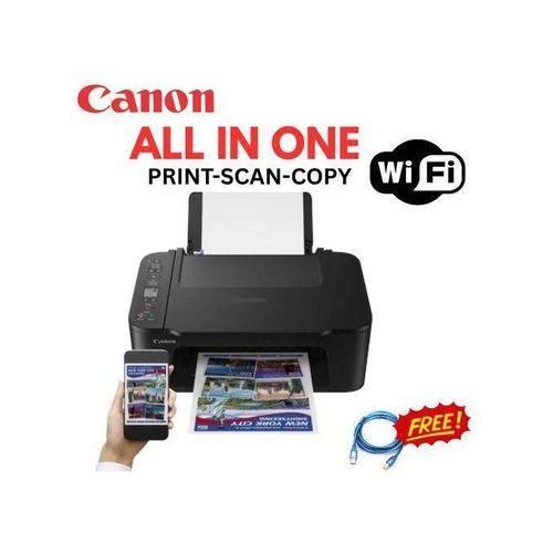 Canon PIXMA TS3340 WIRELESS ALL IN ONE PRINTER(PRINT ,SCAN ,COPY.) + FREE PRINTER CABLE & FREE MOUSE PAD