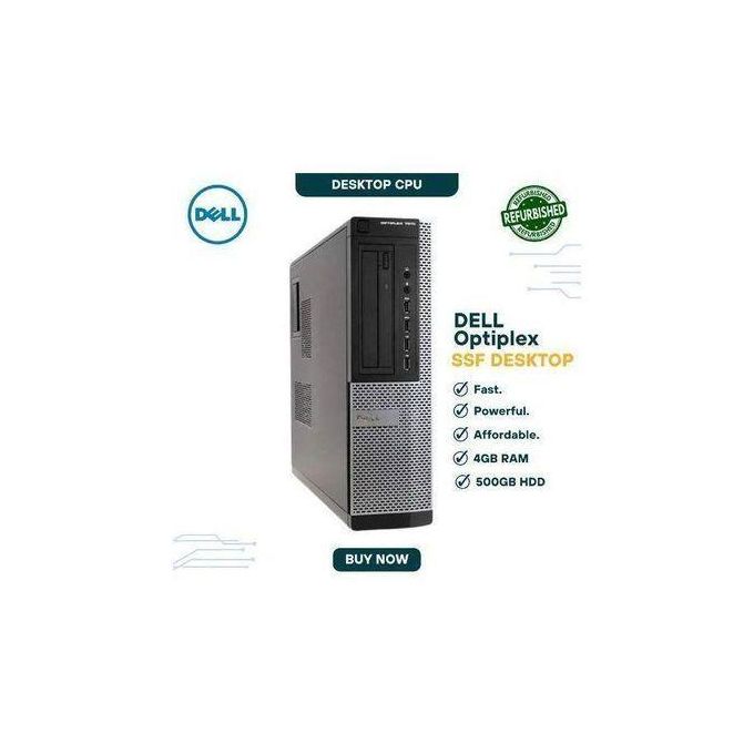 (Buy and GET FREE POWER CABLE & VGA cable) Refurbished Dell CPU Desktop core i5 3.4GHz 4gb ram 500gb HDD plus FREE POWER CABLE & VGA cable