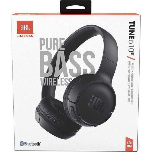 JBL Tune 510BT Wireless On-Ear Headphones with Bluetooth 5.3, Deep Bass, Built-In Mic, and Foldable Design
