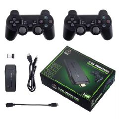 Retro M8 4K Gaming Console Stick – 64GB Or 32GB Storage, Built-in 10000/3550 Games, 2.4GHz Wireless Controllers – Supports PS1, GBA, Arcade Classics, TV HDMI Output-M8 Retro HD 4K TV Video Game Stick
