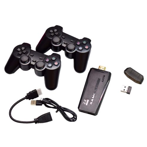 Retro M8 4K Gaming Console Stick – 64GB Or 32GB Storage, Built-in 10000/3550 Games, 2.4GHz Wireless Controllers – Supports PS1, GBA, Arcade Classics, TV HDMI Output-M8 Retro HD 4K TV Video Game Stick