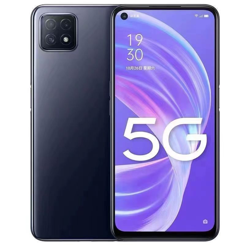 Refurbished OPPO A72 5G Smartphone 128GB 6.5 inches 16MP+8MP Dual nano-SIM 4040mAh Side Fingerprint Unlock