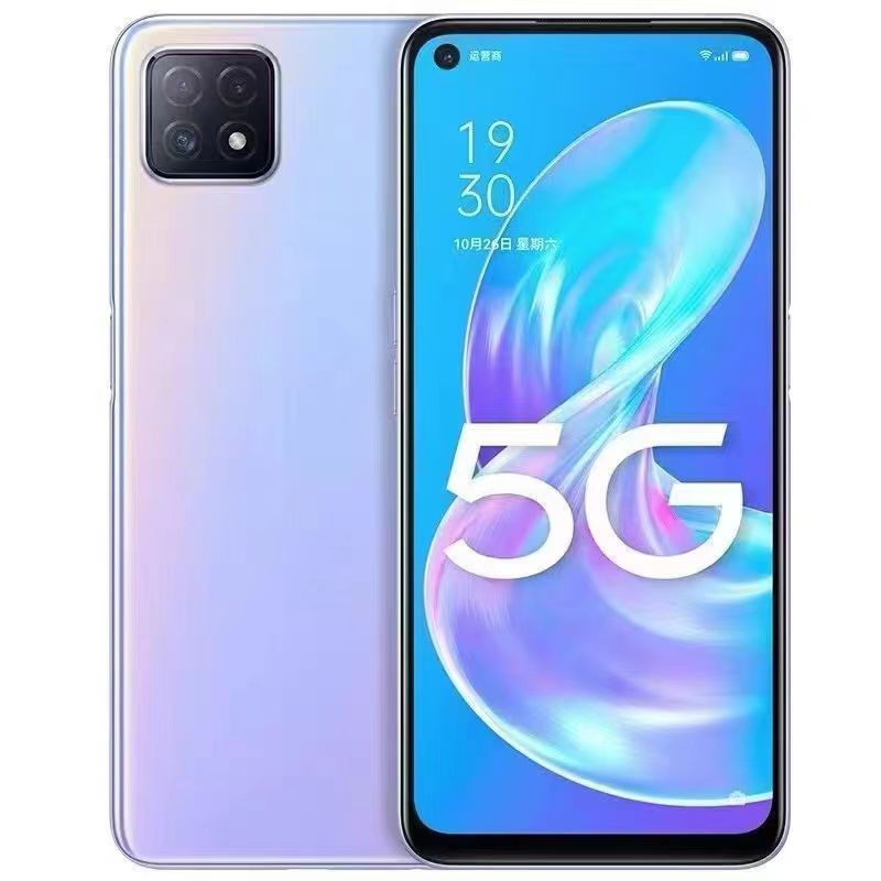 Refurbished OPPO A72 5G Smartphone 128GB 6.5 inches 16MP+8MP Dual nano-SIM 4040mAh Side Fingerprint Unlock
