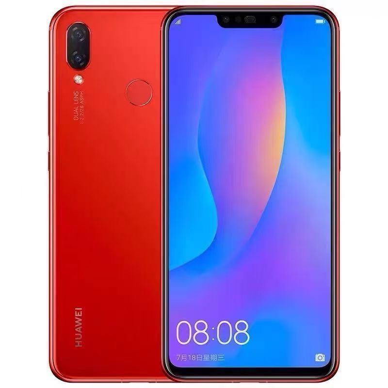 Refurbished Phones HUAWEI nova 3 6.3 inches 6+128GB Dual SIM (Nano SIM card) 16MP+24MP 3750mAh Smartphone