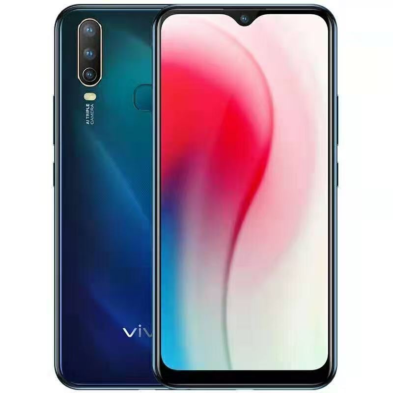 Refurbished Phone VIVO Y17 Y11 Y3S Y3 5000mAh Battery 128GB/64GB 6.35 Inch 13MP+16MP Dual SIM vivo Smartphone