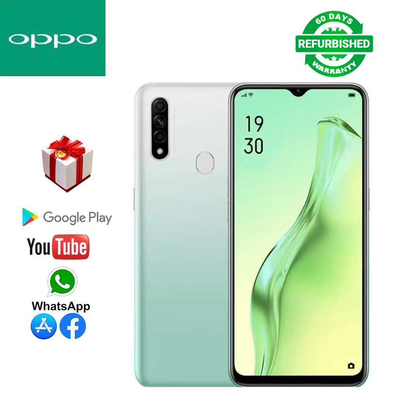Refurbished Phone OPPO A8 6.5 inch 4230 mAh battery 128GB dual simka OPPO smartphone