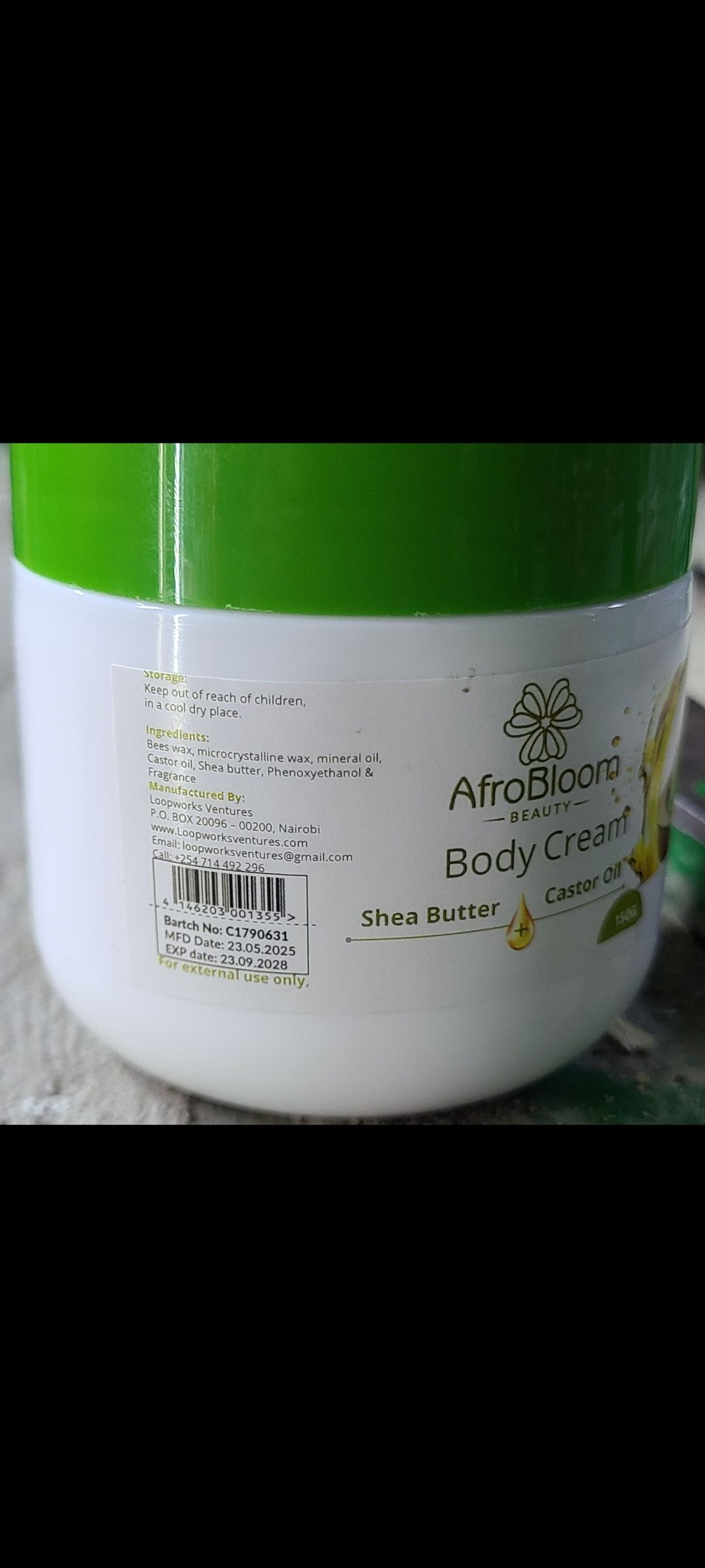 AFROBLOOM
OFFER.. OFFER
BEAUTY
BODY BALM
Shea Butter Castrol Oil.