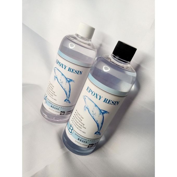 DIY 1/2 KG (0.5 Litre) 1:1 AB Resin Epoxy and Adhesive Hardener and A Free Pigment