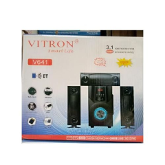 Vitron V641 3.1Ch Bluetooth Speaker System, 12V (1YR WRTY) + Free 4Way Extension. Buy Today And Get Your Gift