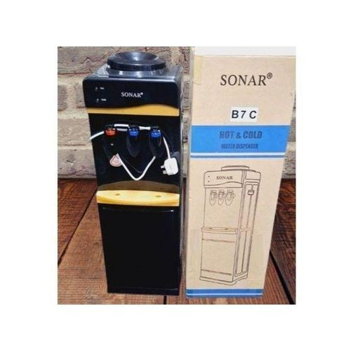 Sonar Hot And Cold Standing Water Dispenser/Hot and Cold /Low power consumption/Easy to use/Loading style is top loading/Storage cabinet in bottom + FREE 4WAY EXTENSION & TV GUARD WHEN YOU BUY TODAY..