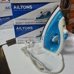 Ailyons STEAM Iron Box Non-Stick Sole Plate Efficient Iron Box Plus Free Extension Cable + Free 1 Year Service Warrant + Free Delivery To your Doorstep Today