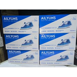 Ailyons STEAM Iron Box Non-Stick Sole Plate Efficient Iron Box Plus Free Extension Cable + Free 1 Year Service Warrant + Free Delivery To your Doorstep Today