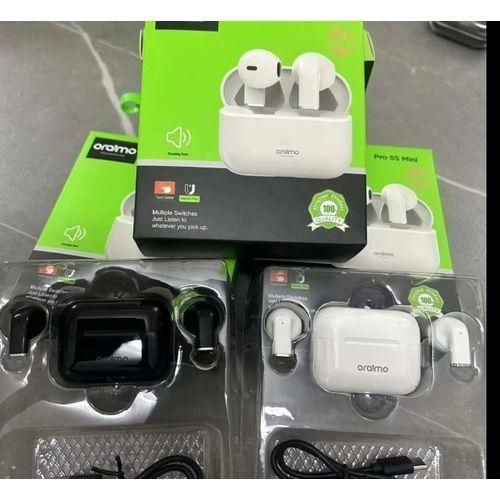 Oraimo Pro 5S Mini True Wireless Earbuds – Noise-Cancelling Bluetooth Earpods With Touch Control & Long Battery Life + FREE DELIVERY TODAY