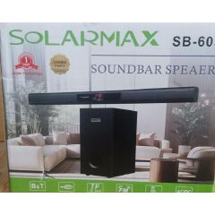 Solarmax 2.1ch soundbar multimedia speaker system woofer SB 605 + Free and Convenience Delivery To Your Doorstep Today