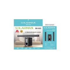 Solarmax 2.1ch soundbar multimedia speaker system woofer SB 603 + Free and Convenience Delivery To Your Doorstep Today