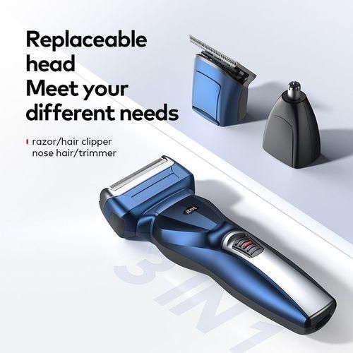 { 3 In 1 } Itel ISS-13 3 In 1 Rechargeable Electric Trimmer Shaving machine 3 in 1 shaver rechargeable & electric hair clipper beard remover nose hair trimmer