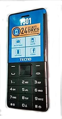 Brand New Tecno T301 Dual Sim 1.77-inch screen With Camera & TorchLight Fm Loud Speaker ,with up to 24 Days of Standby Battery 1150mAh battery capacity Featured Phones