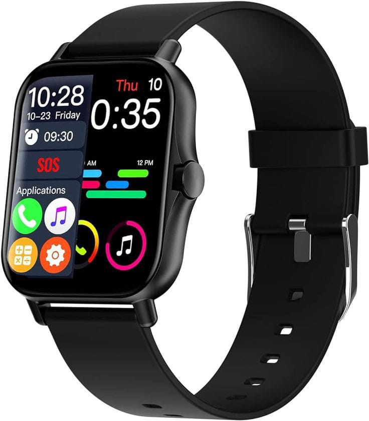 Oraimo Watch 5 Smartwatch - 2.01" HD Display, Bluetooth Calling, AI Voice Assistant, 120+ Sports Modes, Heart Rate & SpO₂ Monitoring, IP68 Waterproof, Long Battery Life