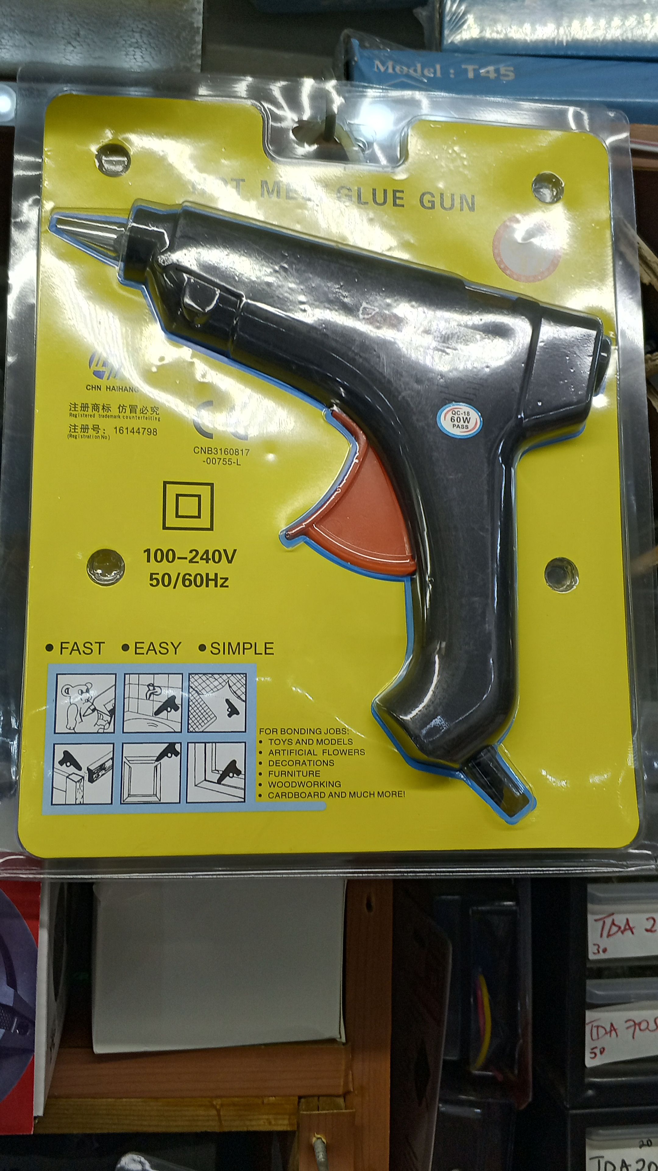 Glue Gun 60 Watts + 10 Glue Sticks