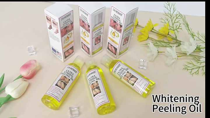 DR MEINAIER Extra Strong Peeling Oil is a powerful exfoliating and skin-lightening solution designed to remove dead skin cells,reduce the appearance of scars,stretch marks and dark spots and promotion
