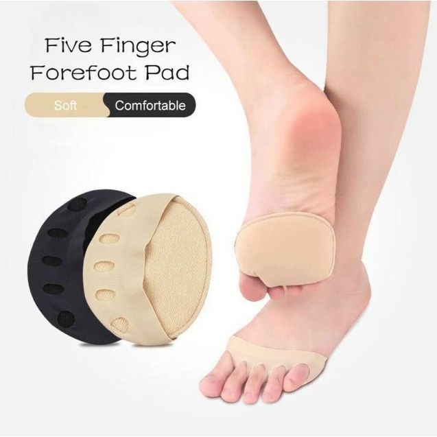 Five Toes Forefoot Pads For High Heels Metatarsal Pads Foot Cushion Half Insoles Inserts