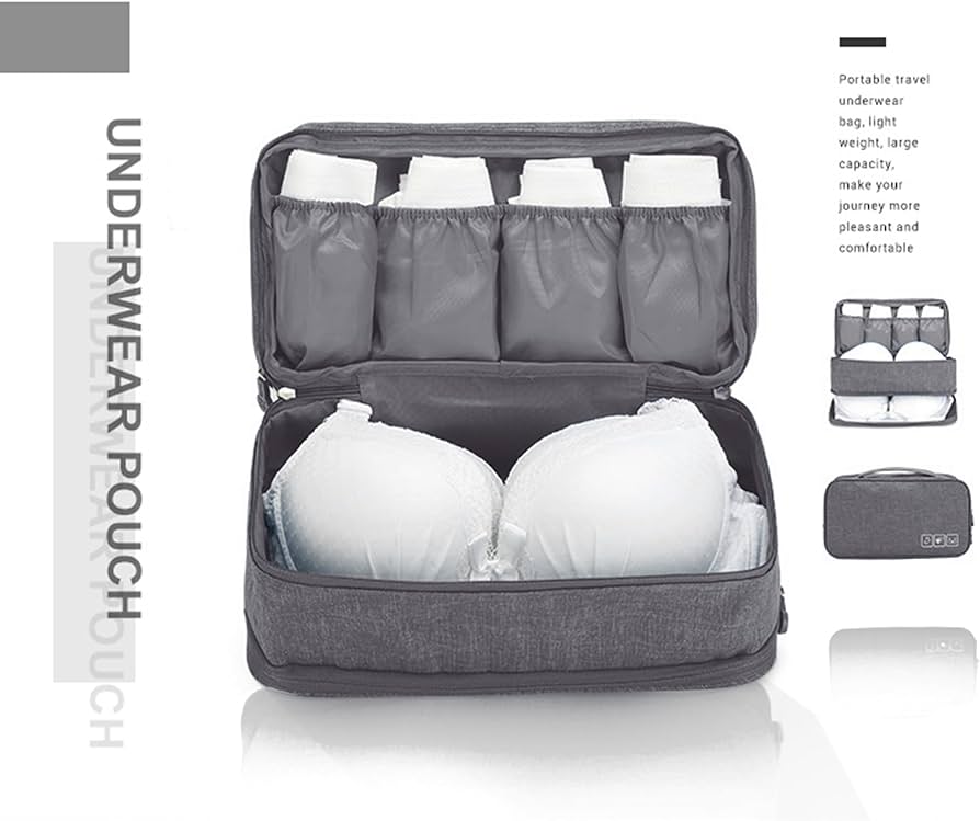 Travel Underwear Storage Bag Travel Pouch Bra Bag Lingerie storage Organizer