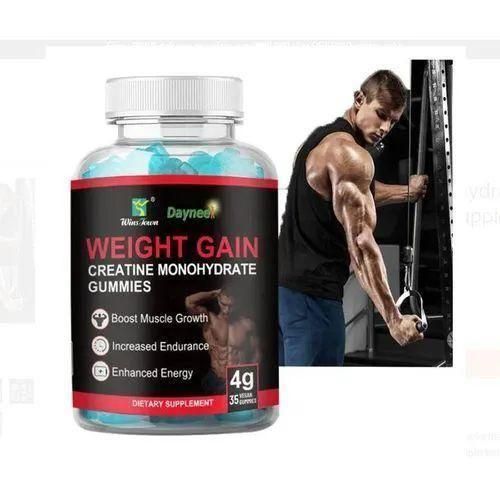 Daynee WEIGHT GAIN GUMMIES With Creatine Monohydrate Dietary Supplement Gummies For Boosting Muscle Growth, Increased Endurance and Enhanced Energy