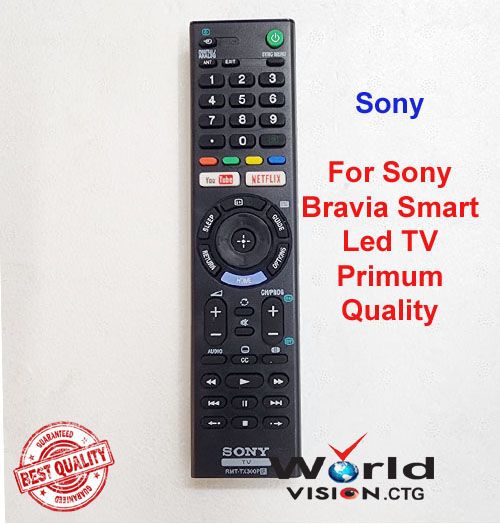 Sony Remote Control For Smart TV.It covers all the functions of the original remote control. perfect to replace your old or broken one
Remote control distance is up to 10m .