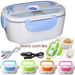 Electric Heated Lunch Box Food Warmer With Partitions. It has a ventilation system that helps keep food fresh and is made with high temperature resistant material.