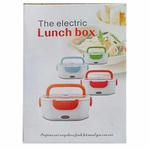 Electric Heated Lunch Box Food Warmer With Partitions. It has a ventilation system that helps keep food fresh and is made with high temperature resistant material.