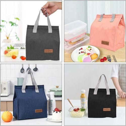 Tote lunch bag.The bag is made with a durable outer material and a waterproof, insulated foil lining that keeps contents cool or warm for hours.The convenient handle and secure zipper closure .