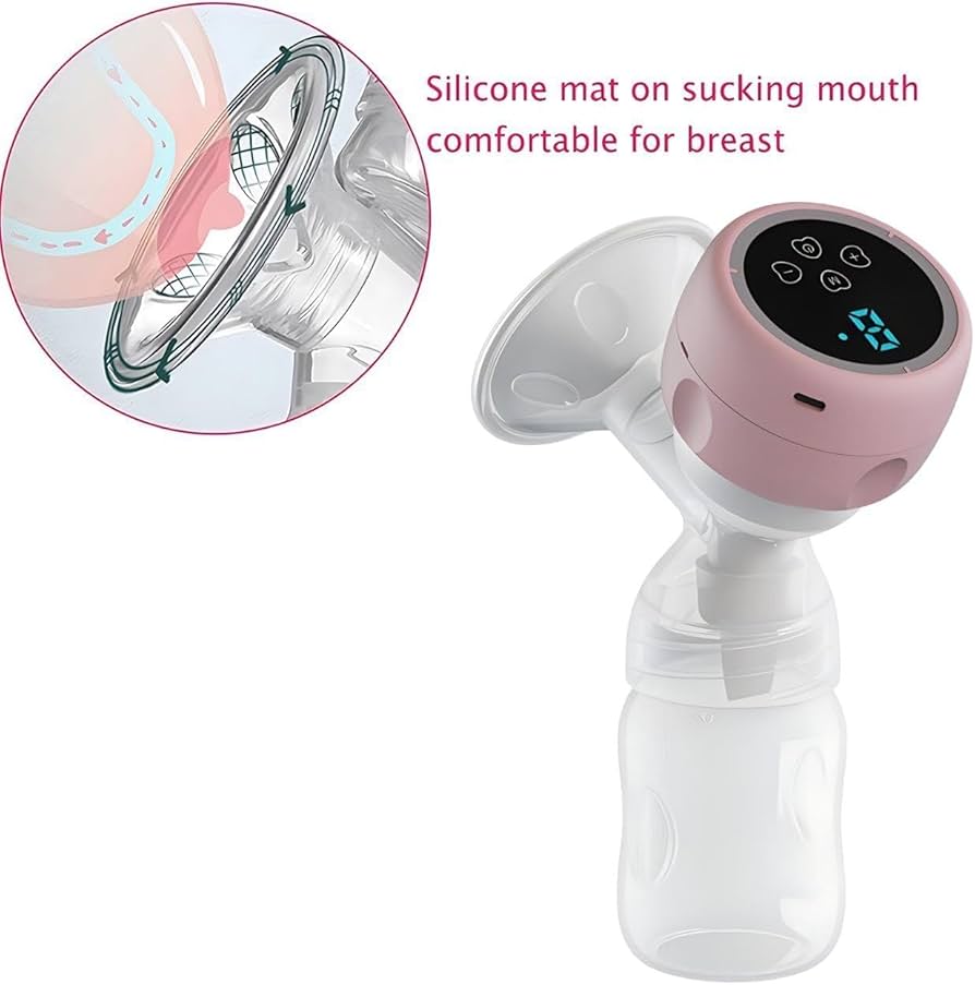 Single Portable Electric Breast Pump – Intelligent High Suction, Painless & Silent Breast Milk Extractor it helps new mothers express milk quickly, efficiently, and painlessly.