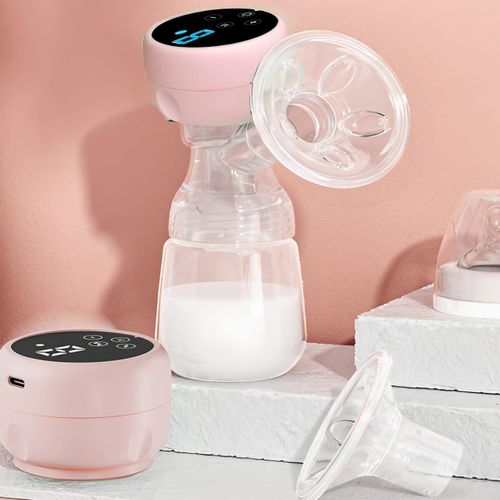 Single Portable Electric Breast Pump – Intelligent High Suction, Painless & Silent Breast Milk Extractor it helps new mothers express milk quickly, efficiently, and painlessly.