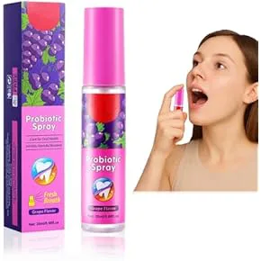 Disaar Probiotic Mouth Spray Fresh Breath Grape Flavor -20ml It is used to prevent and eliminate bad breath, makes the breath fresh, leaves a pleasant coolness trip.Does not contain sugar and alcohol.