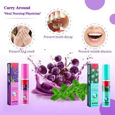 Disaar Probiotic Mouth Spray Fresh Breath Grape Flavor -20ml It is used to prevent and eliminate bad breath, makes the breath fresh, leaves a pleasant coolness trip.Does not contain sugar and alcohol.