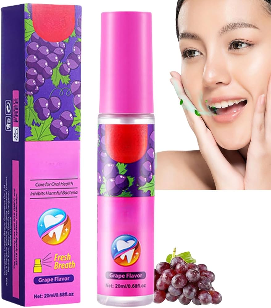 Disaar Probiotic Mouth Spray Fresh Breath Grape Flavor -20ml It is used to prevent and eliminate bad breath, makes the breath fresh, leaves a pleasant coolness trip.Does not contain sugar and alcohol.