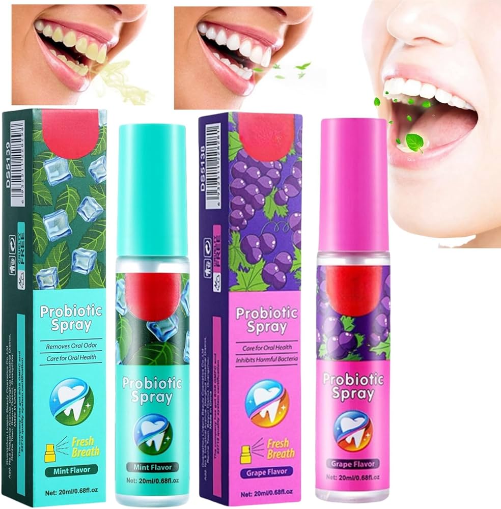 Disaar Probiotic Mouth Spray Fresh Breath Grape Flavor -20ml It is used to prevent and eliminate bad breath, makes the breath fresh, leaves a pleasant coolness trip.Does not contain sugar and alcohol.