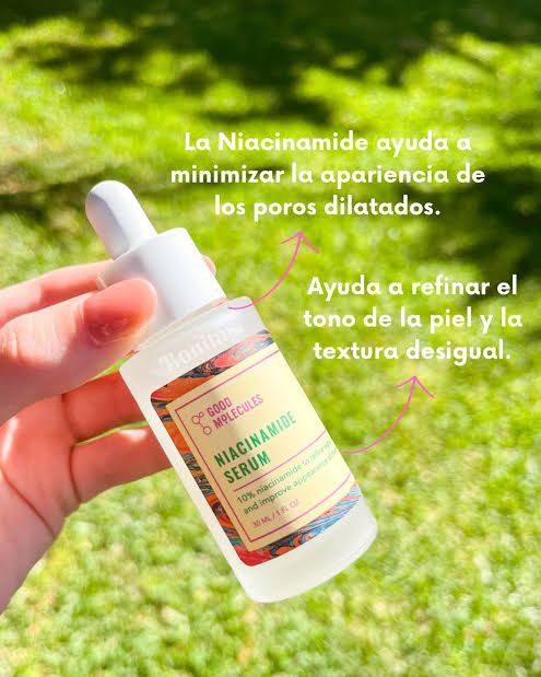 GOOD MOLECULES NIACINAMIDE SERUM Minimize For Smooth, Plump Even Skin And Pores Formulated with 10% Niacinamide (vitamin B3) this lightweight serum helps to refine skin tone and texture for a brighter