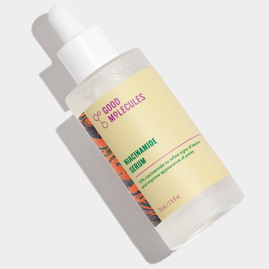GOOD MOLECULES NIACINAMIDE SERUM Minimize For Smooth, Plump Even Skin And Pores Formulated with 10% Niacinamide (vitamin B3) this lightweight serum helps to refine skin tone and texture for a brighter