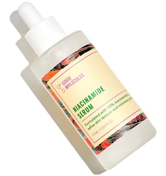 GOOD MOLECULES NIACINAMIDE SERUM Minimize For Smooth, Plump Even Skin And Pores Formulated with 10% Niacinamide (vitamin B3) this lightweight serum helps to refine skin tone and texture for a brighter