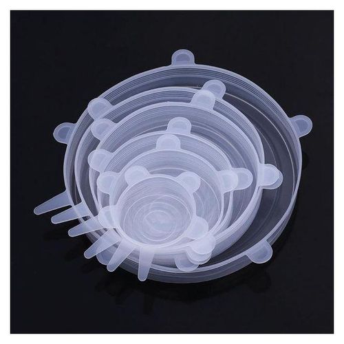 Best 6-Pack Silicone Stretch Lids Cover For Bowl,pots,jars silicone food saver lids can be used to cover cooked food, fruit, salads, sauces, as well as drinks like coffee, tea, juice and more.