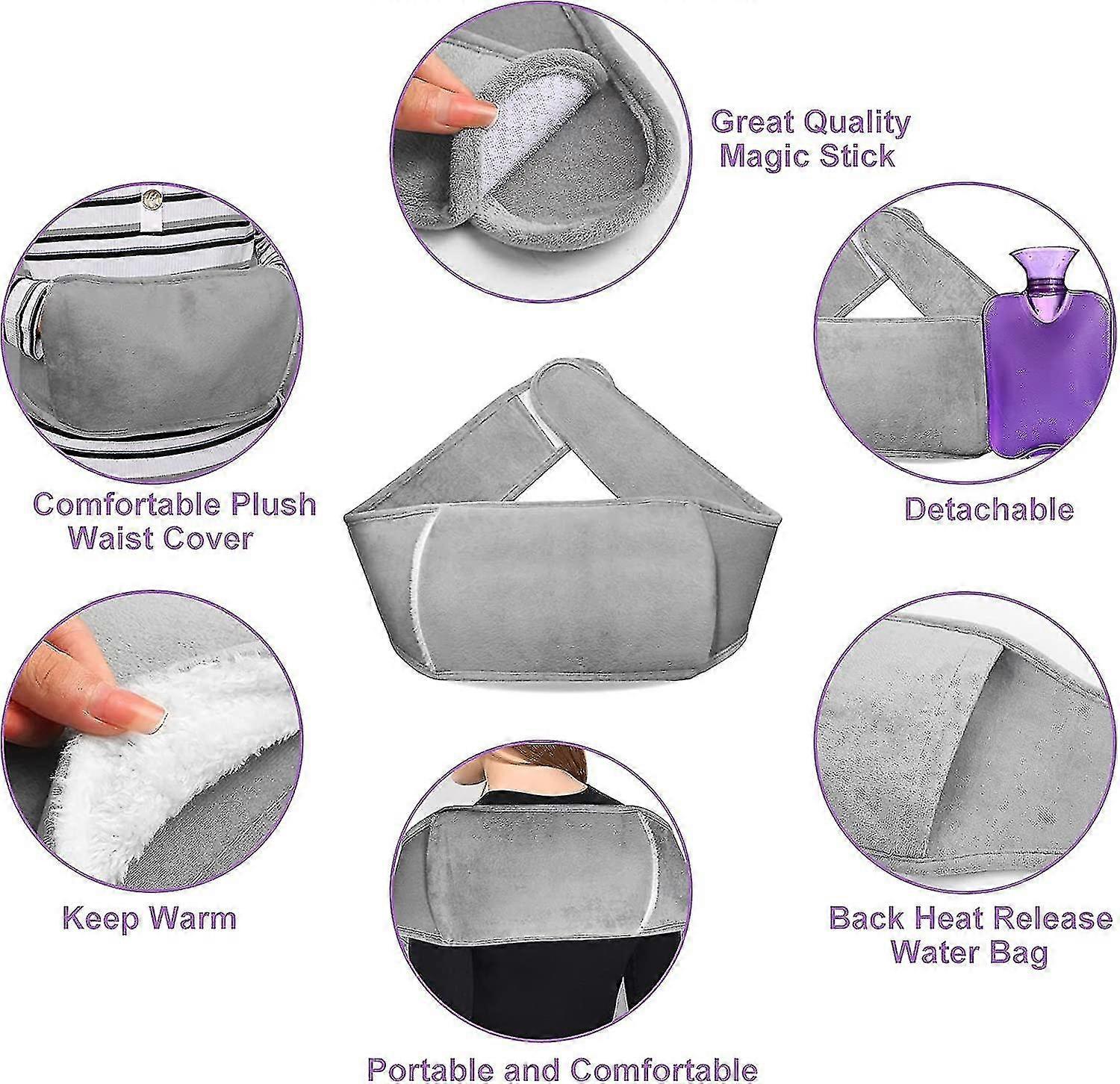 Hot Water Bottle With Cover Hot Water Bottle Belt Waist Hot Water Bottle Bed Bottle hot water bottles are made from 100% natural rubber, which helps maintain liquid temperature and hold the heat .