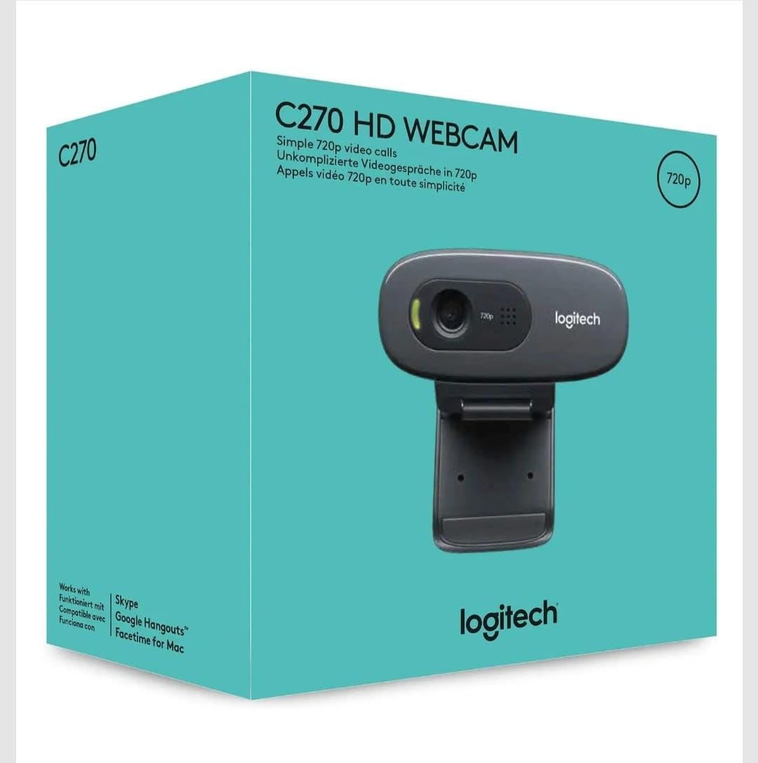LOGITECH C270 HD WEBCAM
720P 30 FPS