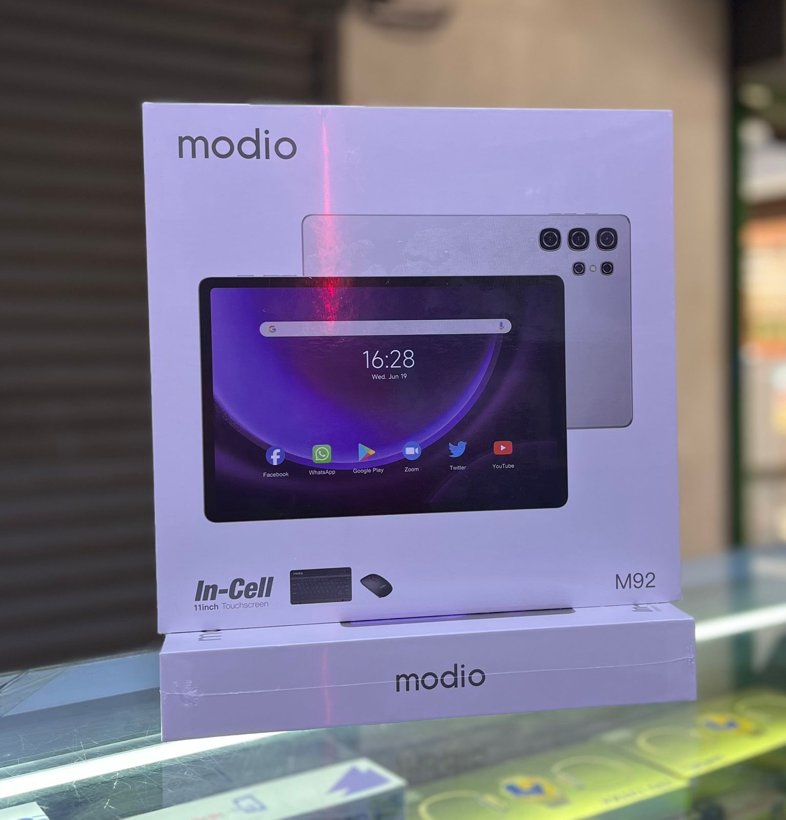 BRAND NEW MODIO M92 TABLET
16 GB RAM 1 TB STORAGE
11 INCH SCREEN DISPLAY