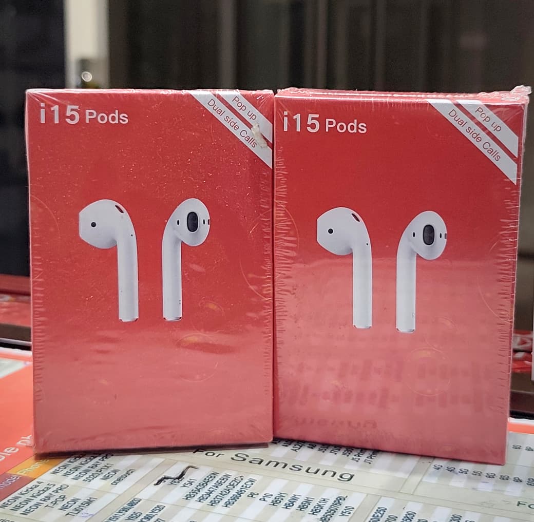 ORIGINAL TWS i15 EARPODS
WIRELESS CHARGING CASE
10 METRES CONNECTION RAGE
STRONG BASS